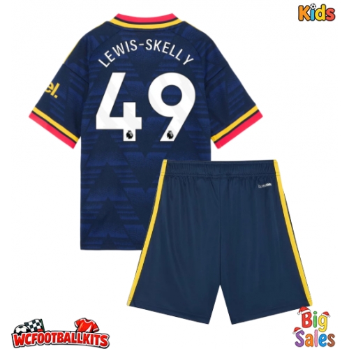 Arsenal Myles Lewis-Skelly #49 Replica Away Stadium Kit for Kids 2026-27 Short Sleeve (+ pants)
